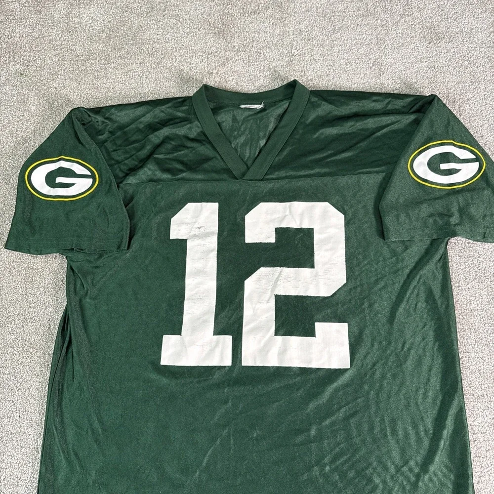 Aaron Rodgers #12 Packers Legend Jersey XL Green Bay NFL Vintage